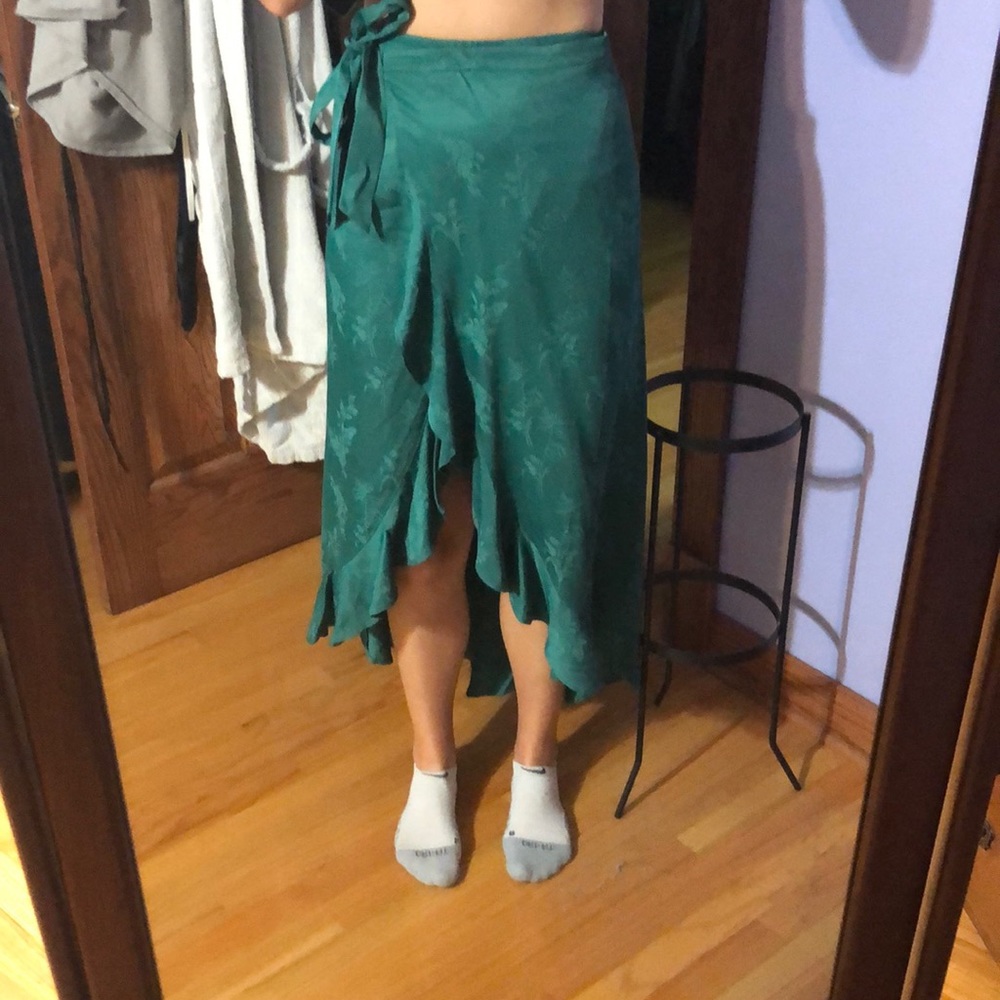 Flowy wrap skirt